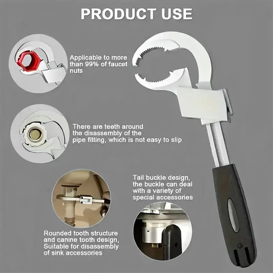 PCS Multi-Function Adjustable Wrench Set Multi-Function Maintenance Tool For