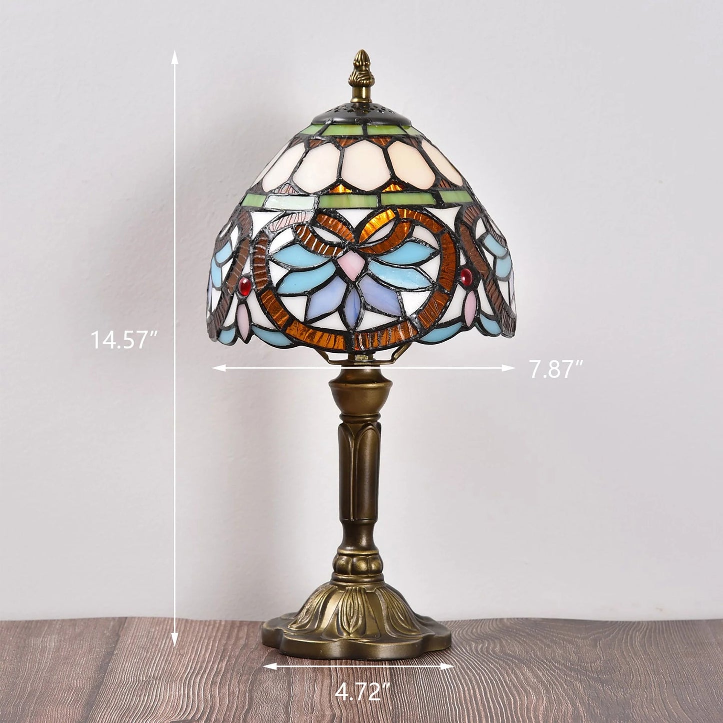 Tiffany Style Baroque Table Lamp - 2