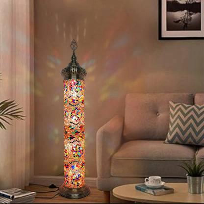 Colorful Stained Glass Standing Lamp