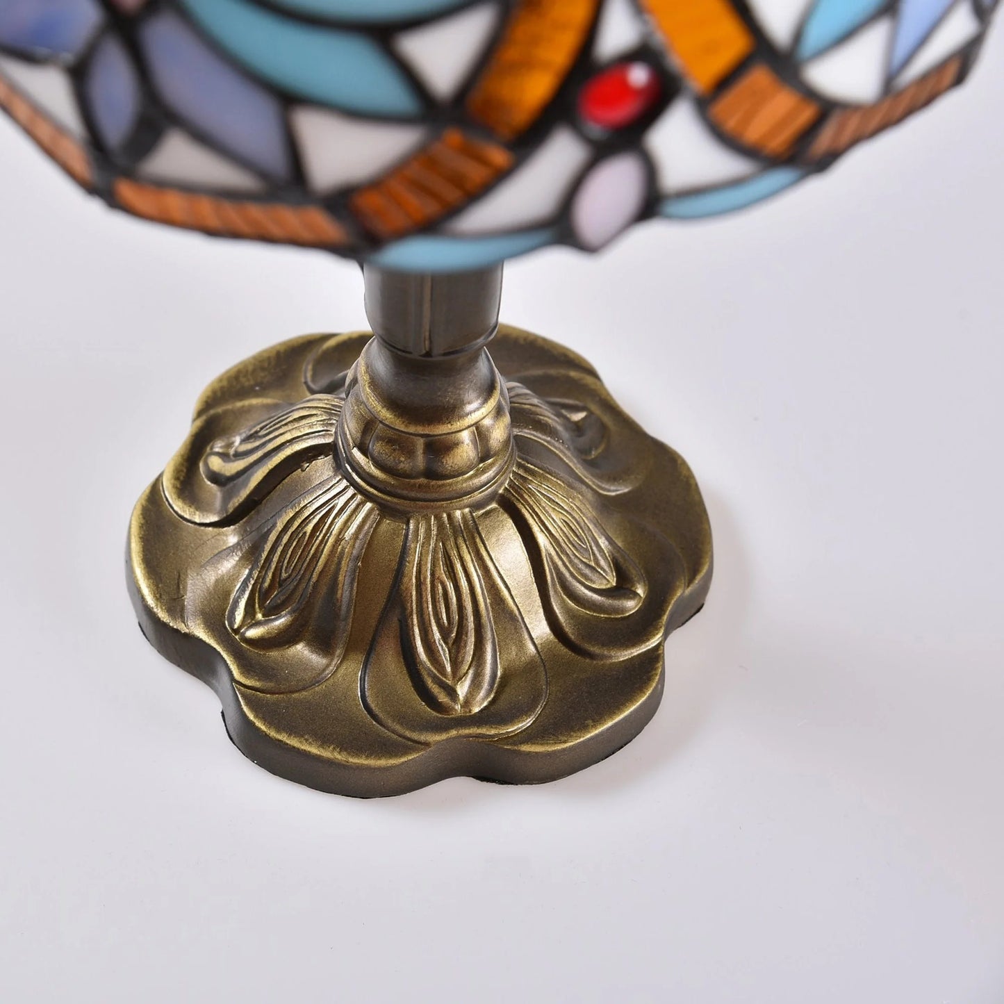 Tiffany Style Baroque Table Lamp - 2