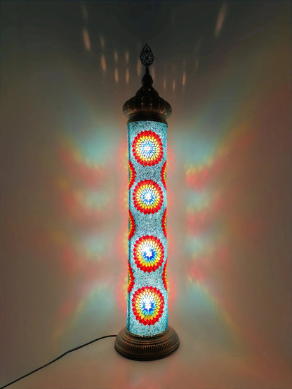 Colorful Stained Glass Standing Lamp