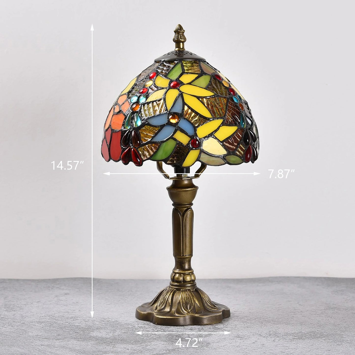 Tiffany Style Floral Table Lamp